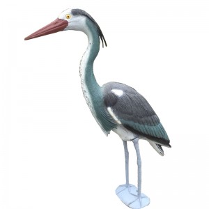 Blue Heron Decoy Plastic Yard Garden Garden Art Ornament Decor Decor