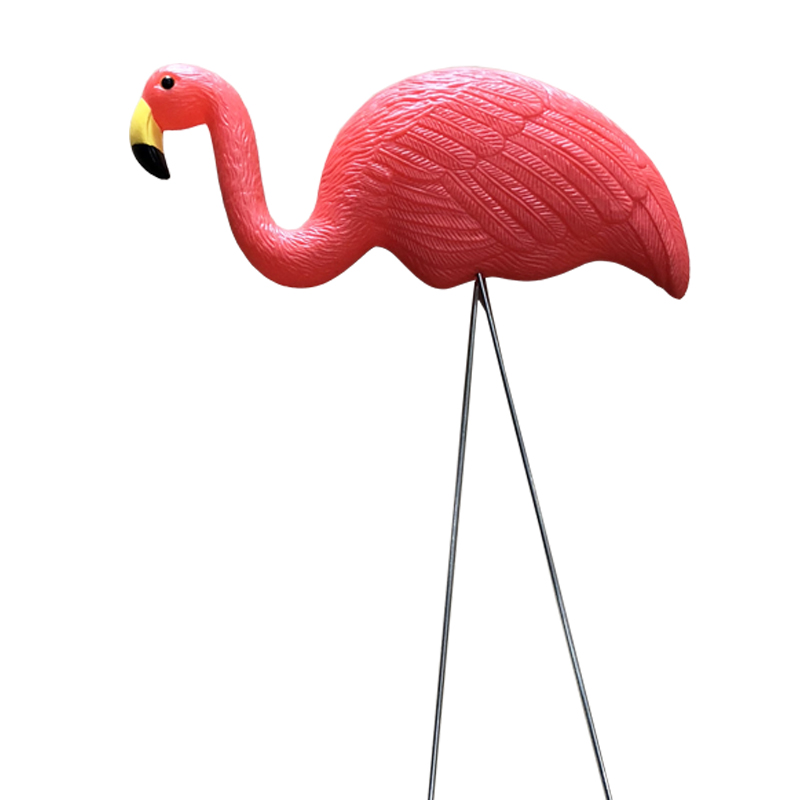 Plastikowa symulacja Flamingo Dekoracja Dziecka Outdoor Ozdoby Ozdoby Żywicy Flamingo Figurki Ogród Festiwal Ślubny Wystrój Ogrodnictwo